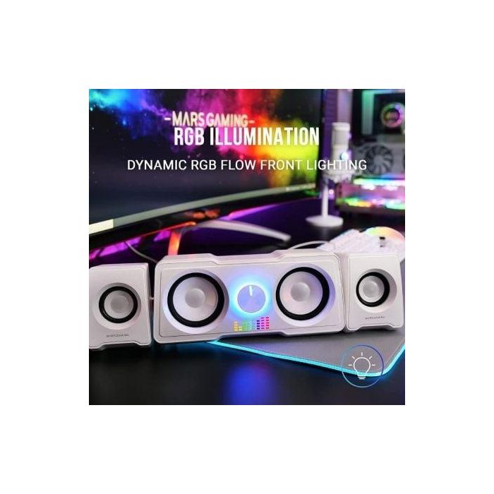 Altavoces Mars Gaming MS22W/ 35W/ 2.2/ Blancos 2 Altavoces Mars Gaming MS22W/ 35W/ 2.2/ Blancos 2