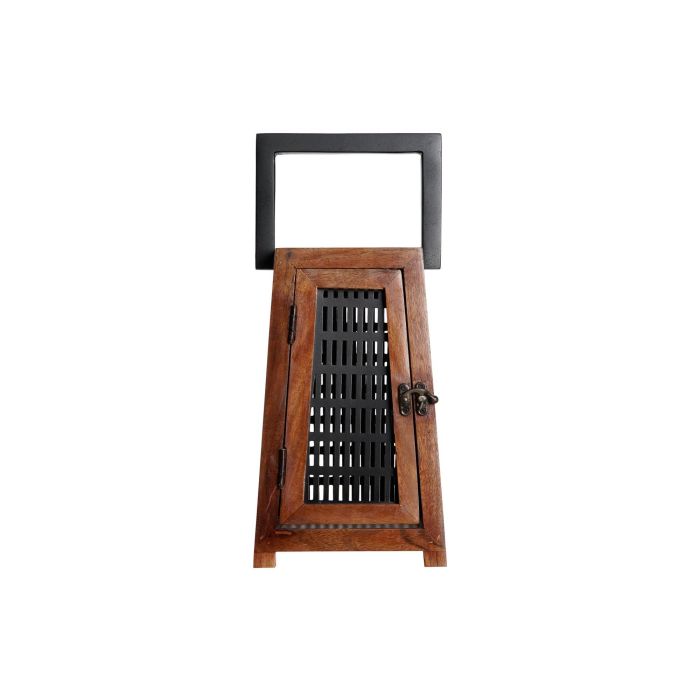 DKD Home Decor Portavela Colonial Negro Natural 15 x 26 x 15 cm 5