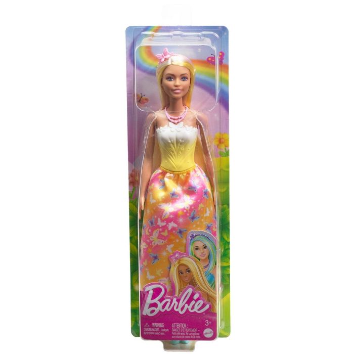Barbie Dreamtopia Princesa Amarillo Hrr09 Muñeca de Fantasía con Vestido y Tiara 1