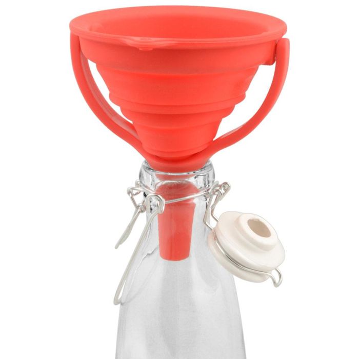 Embudo Retráctil DAY Diámetro 12 cm Apto Uso Alimentario Flexible Plegable 4