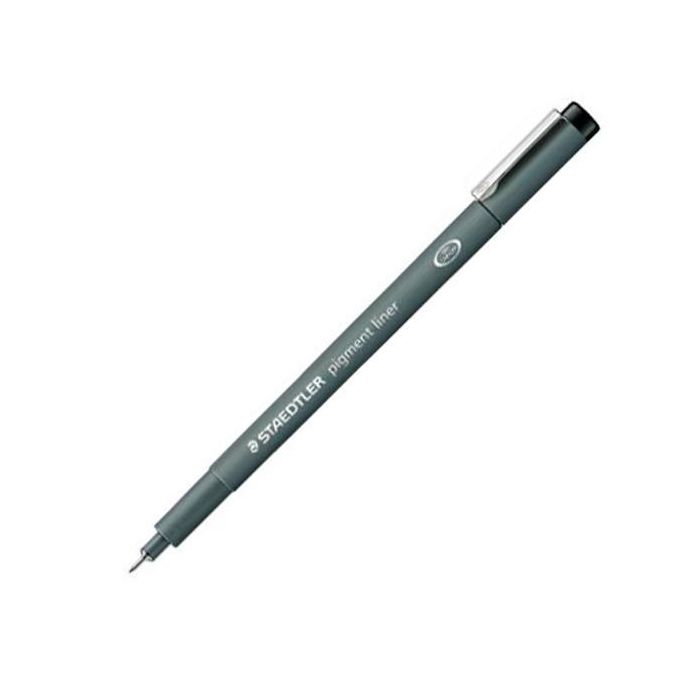 Staedtler Pigment Liner 0.4 mm Rotulador Calibrado Negro - Set de 10 Unidades (10 Unidades)