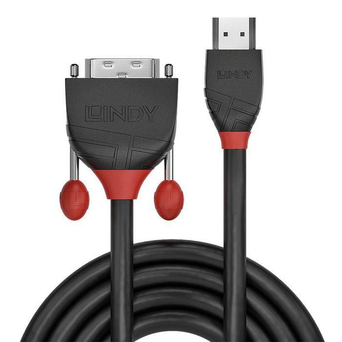 Cable HDMI a DVI LINDY 36271 Negro 1 m 1 Cable HDMI a DVI LINDY 36271 Negro 1 m 1