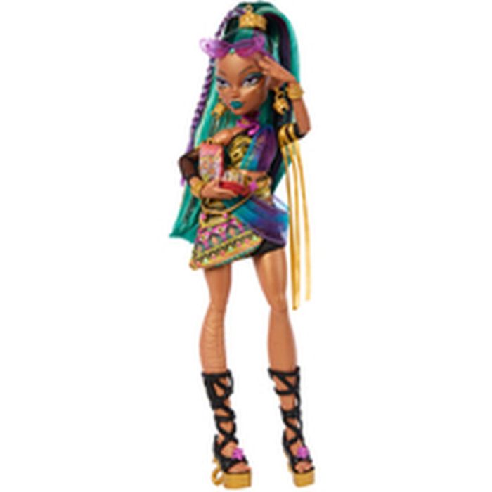 Monster High Muñeca Nefera de Nile con Lavish y 7 Accesorios JDR48 9 Monster High Muñeca Nefera de Nile con Lavish y 7 Accesorios JDR48 9