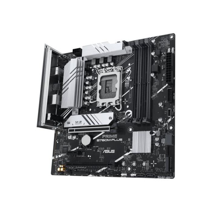 ASUS PRIME B760M-PLUS Placa Base Intel LGA 1700 B760 4x DDR5 192GB HDMI DP SATA M.2 USB 3.2 USB-C 2.5GB Micro ATX 90MB1GY0-M0EAY0 3