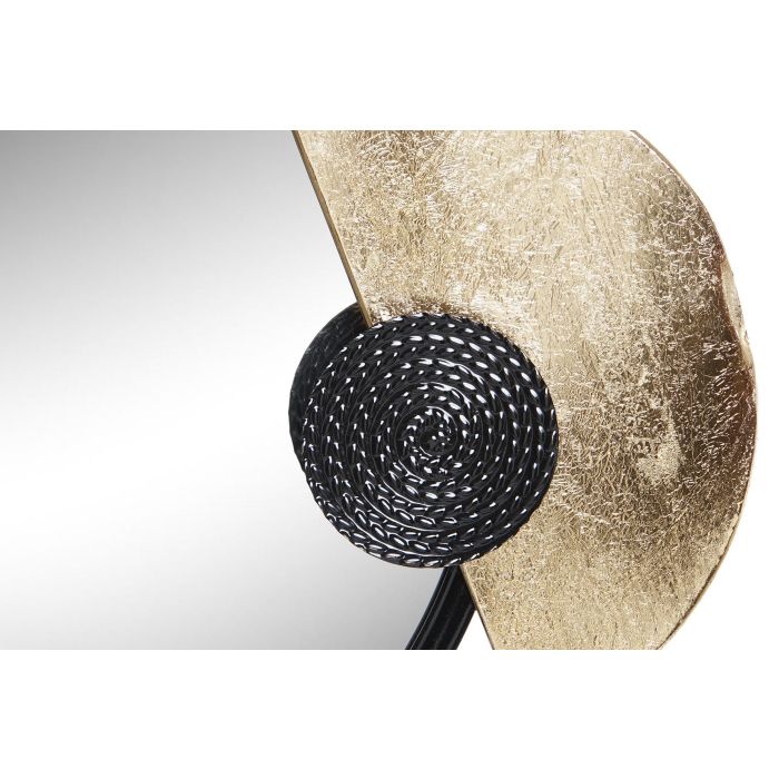 DKD Home Decor Espejo Moderno Negro Dorado 83 x 5 x 54 cm 1
