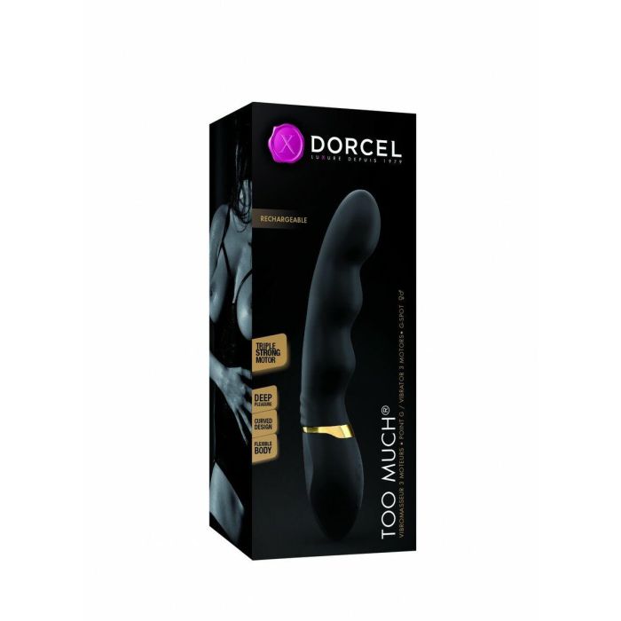 Vibrador Dorcel Too Much 2.0 Negro 4 Vibrador Dorcel Too Much 2.0 Negro 4
