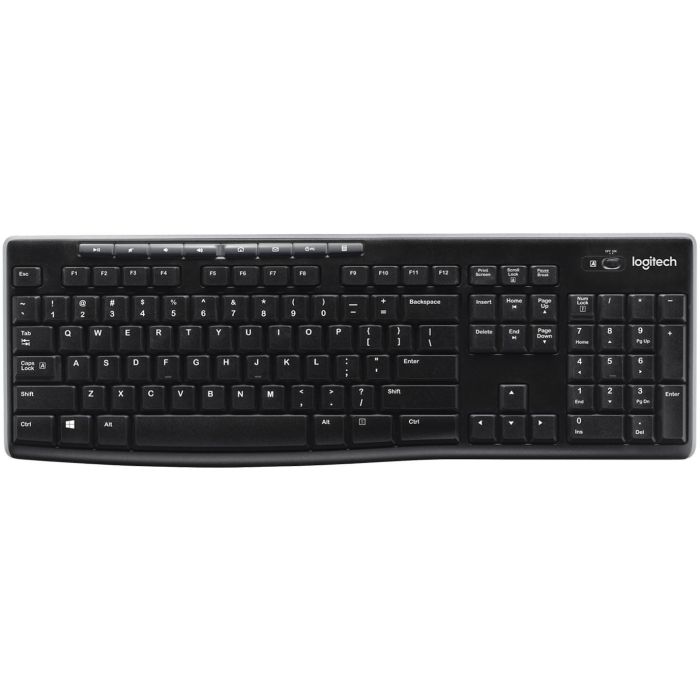 Logitech K270 Teclado Inalámbrico con Receptor Unifying USB, Conexión 2.4 GHz Fiable, Resistente a Salpicaduras, Teclado Numérico 3 Logitech K270 Teclado Inalámbrico con Receptor Unifying USB, Conexión 2.4 GHz Fiable, Resistente a Salpicaduras, Teclado Numérico 3