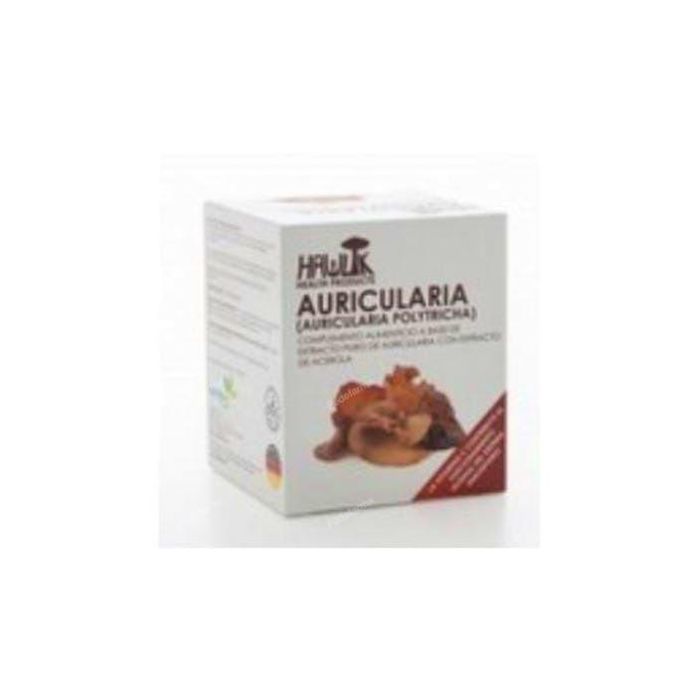 HAWLIK Auricularia Extracto Puro Hongo Polisacáridos Vitamina C 60 Vcaps