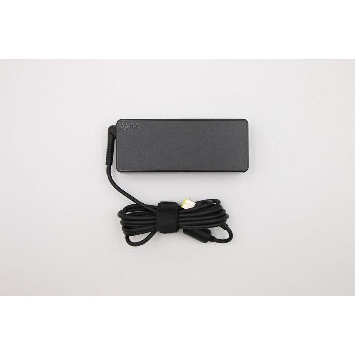 Lenovo 90W AC adapter for Lenovo ThinkPad laptops, input 100-240Vac, 89% efficiency, round tip connector. 1 Lenovo 90W AC adapter for Lenovo ThinkPad laptops, input 100-240Vac, 89% efficiency, round tip connector. 1