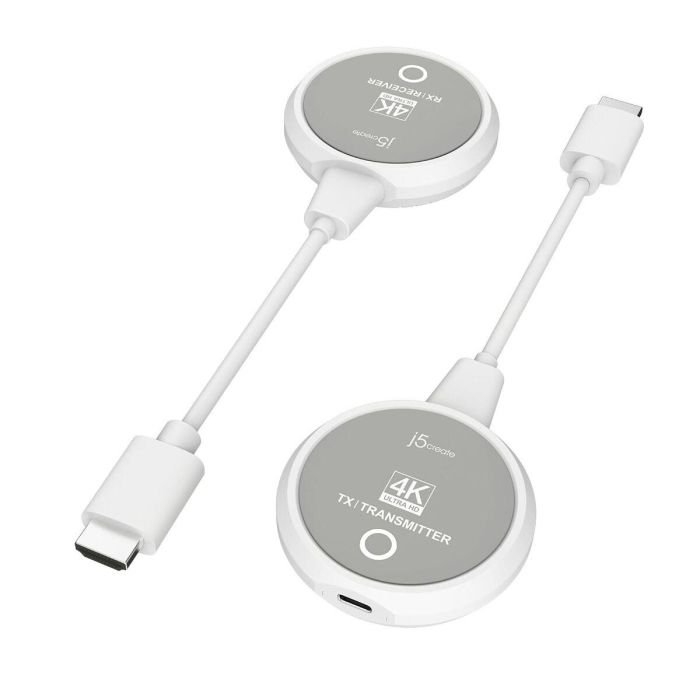 Adaptador HDMI j5create JVAW75-N Blanco Gris 1