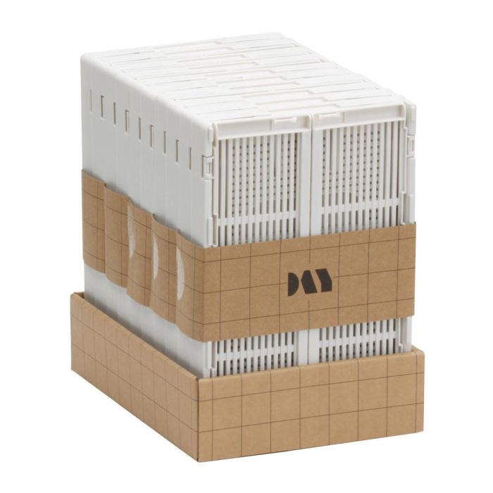 Day Juego 2 Cajas Plegables 25x16,5 cm Blanco 3,3L 3