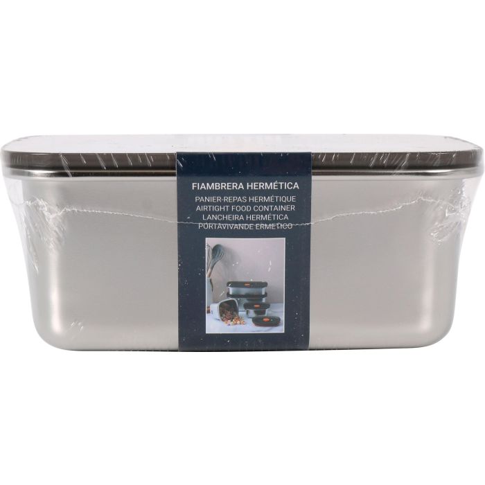Fiambrera hermética rectangular 1000 ml Quttin (12 Unidades) 1 Fiambrera hermética rectangular 1000 ml Quttin (12 Unidades) 1