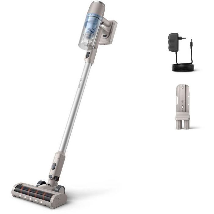 Philips XC2011/01 PowerCyclone 7 Aspiradora vertical sin cable, hasta 40 minutos de batería 1 Philips XC2011/01 PowerCyclone 7 Aspiradora vertical sin cable, hasta 40 minutos de batería 1