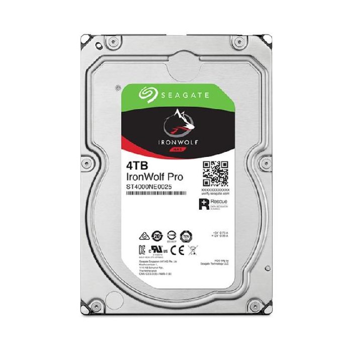 Seagate IronWolf Pro ST4000NT001 Disco Duro 4TB 7200RPM 256MB NAS 3