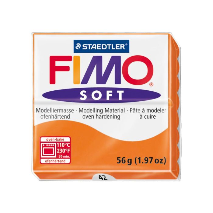 Pasta Staedtler Fimo Soft 57 gr Color Naranja 1