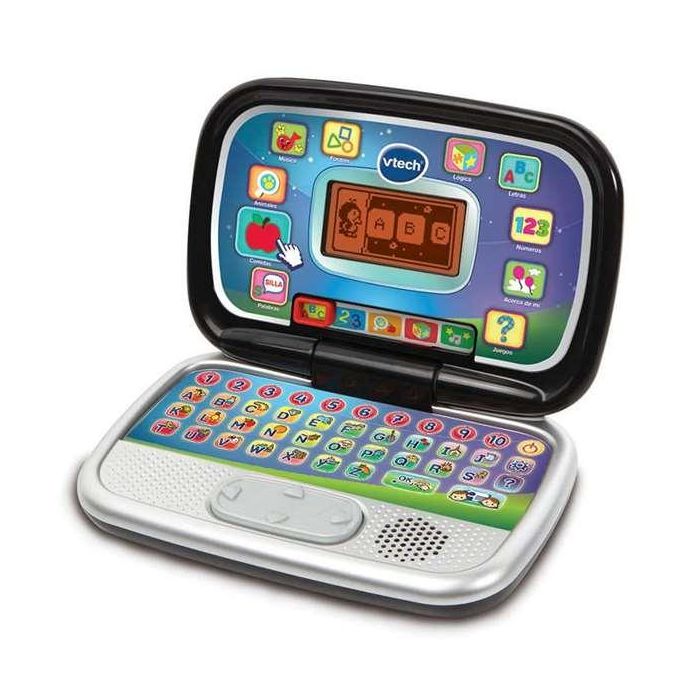 Ordenador diverblack con voz y música, pantalla interactiva y 20 actividades 5,5x24x16 cm Ordenador diverblack con voz y música, pantalla interactiva y 20 actividades 5,5x24x16 cm