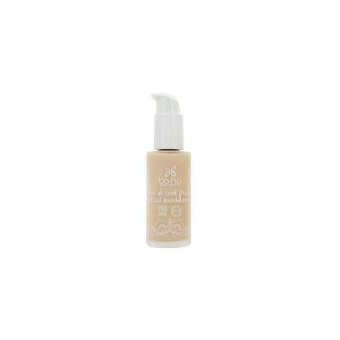 BOHO GREEN MAKE UP Base de Maquillaje Fluida 01 Porcelaine 30 ml Bio