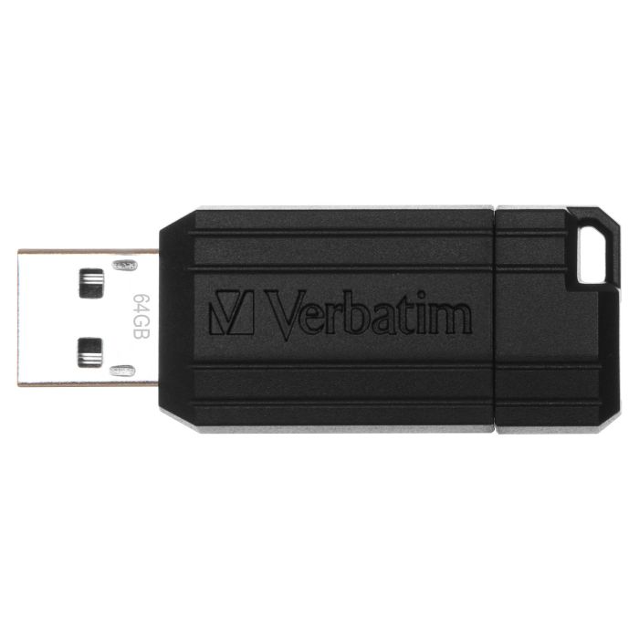 VERBATIM PENDRIVE STORE'N'GO PINSTRIPE 64GB HI-SPEED RETRACTIL USB 2.0 NEGRO 0 VERBATIM PENDRIVE STORE'N'GO PINSTRIPE 64GB HI-SPEED RETRACTIL USB 2.0 NEGRO 0