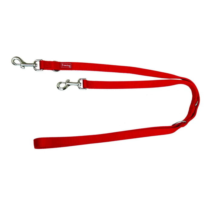 Freedog Correa de Adiestramiento en Neopreno Rojo 25 mm x 200 cm