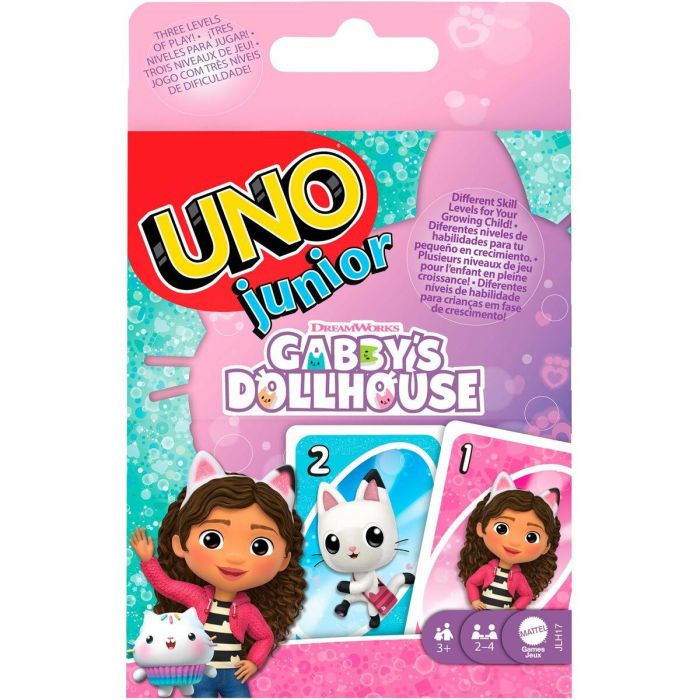 UNO JLH17 - Juego de Cartas La Casa Mágica de Gabby