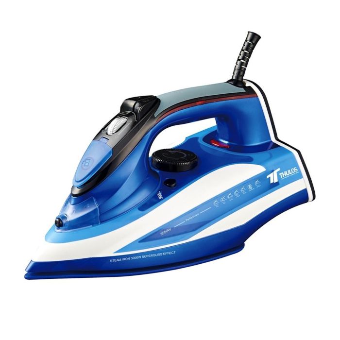 Thulos Plancha Vapor TH-PV3000 3000W, Suela Nano Cerámica, Seco/Spray/Vapor, Autoapagado 0 Thulos Plancha Vapor TH-PV3000 3000W, Suela Nano Cerámica, Seco/Spray/Vapor, Autoapagado 0