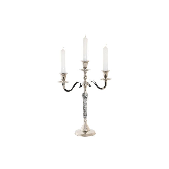 Candelabro Tradicional DKD Home Decor Plateado 10 x 35 x 26 cm 3