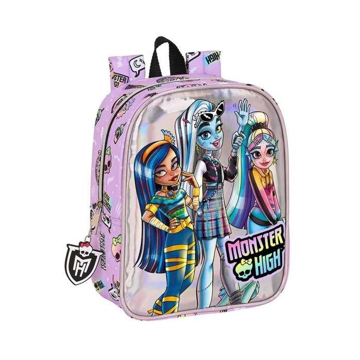 Mochila Escolar Monster High Best boos Lila 22 x 27 x 10 cm 0 Mochila Escolar Monster High Best boos Lila 22 x 27 x 10 cm 0