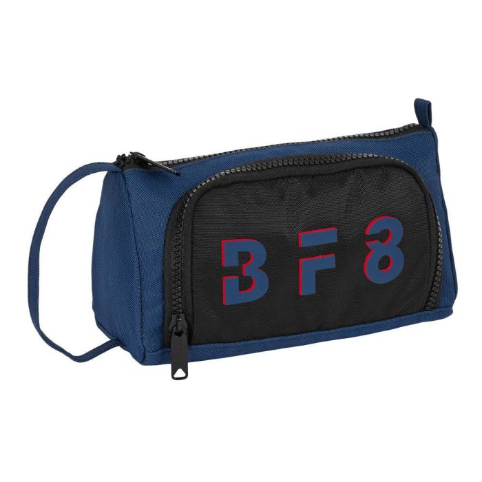 Estuche Escolar con Accesorios BlackFit8 Urban Negro Azul marino (32 Piezas)