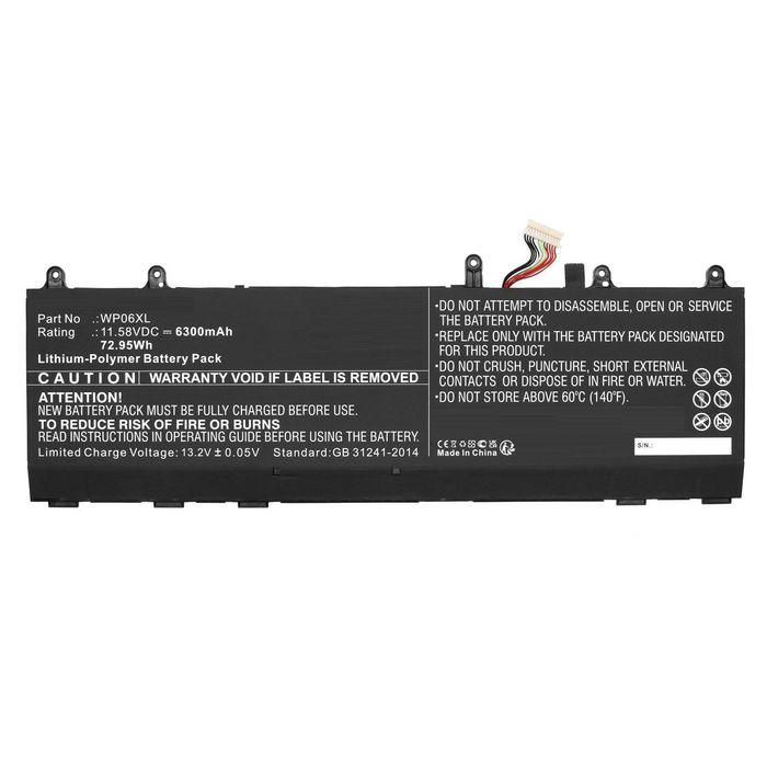 CoreParts Battery for HP Notebook, Laptop 11.55V 4800mAh 55.44Wh Elitebook 865 G9 6H724UT,ZBook Firefly 16 G9-6B897EA,Zbook Firefly 16 G9 6Q411UT,EliteBook 860 G9 6K687PA,Elitebook 860 G9 6Y520PA,EliteBook 865 G9 6F6H5EA,EliteBook 865 G9 6F6F9EA,ZBook Fir CoreParts Battery for HP Notebook, Laptop 11.55V 4800mAh 55.44Wh Elitebook 865 G9 6H724UT,ZBook Firefly 16 G9-6B897EA,Zbook Firefly 16 G9 6Q411UT,EliteBook 860 G9 6K687PA,Elitebook 860 G9 6Y520PA,EliteBook 865 G9 6F6H5EA,EliteBook 865 G9 6F6F9EA,ZBook Fir