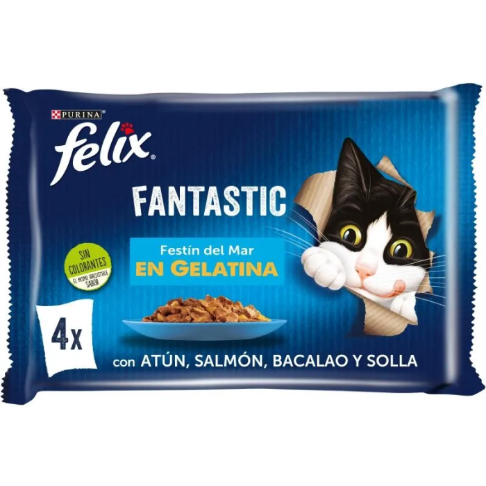 Purina Felix Feline Fantastic Festin Del Mar 12x4x85 gr