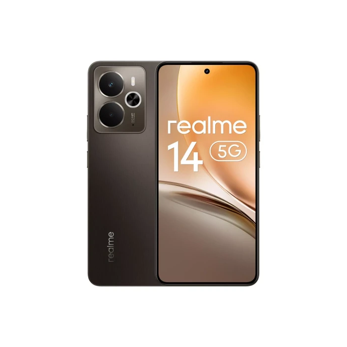 Realme 14 Smartphone 6.67" AMOLED 120Hz Snapdragon 6 Gen 4 12GB RAM 256GB 50MP Cámara Doble 5860mAh Negro - 631011005627 Realme 14 Smartphone 6.67" AMOLED 120Hz Snapdragon 6 Gen 4 12GB RAM 256GB 50MP Cámara Doble 5860mAh Negro - 631011005627