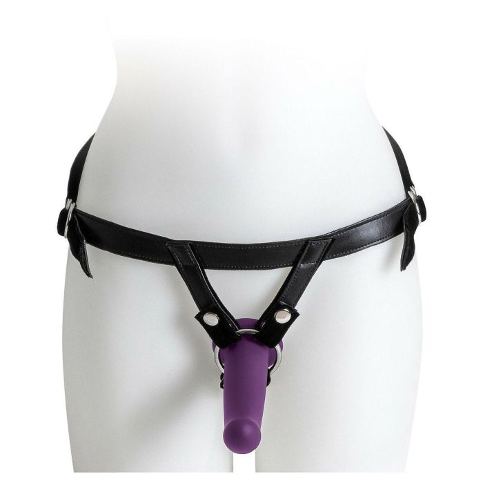 Consolador con arnés Virgite Morado L 6 Consolador con arnés Virgite Morado L 6