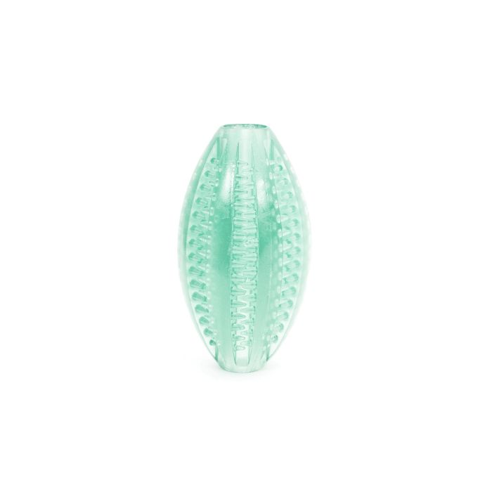 Gloria Pelota Dental Rugby TPR 9 cm para Perro Juguete Mordedor Limpieza 2