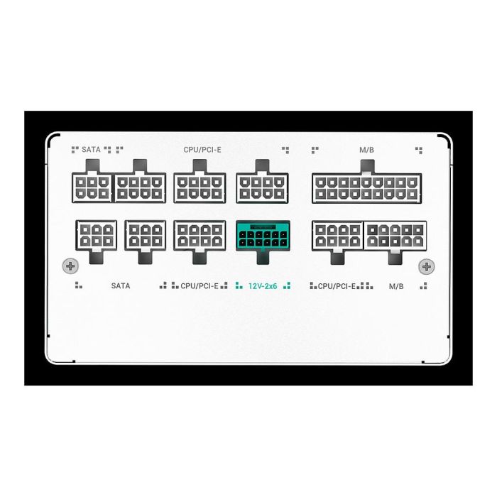 DeepCool PN850-M White Fuente de Alimentación ATX 3.1 850W 80 PLUS Gold Totalmente Modular