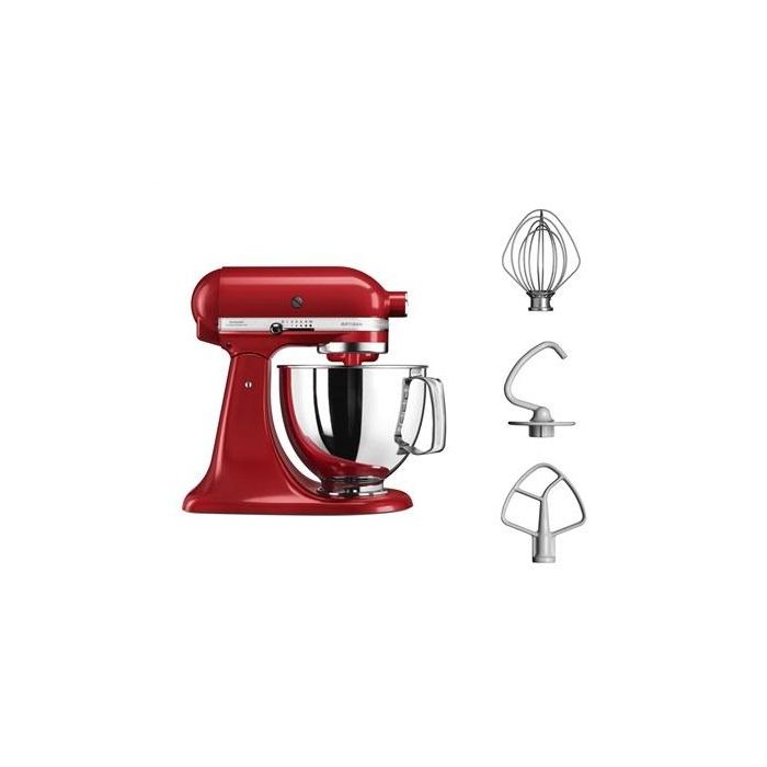 KitchenAid 5KSM150PSEMC Batidora de Varillas Artisan 300W Empire Red 7