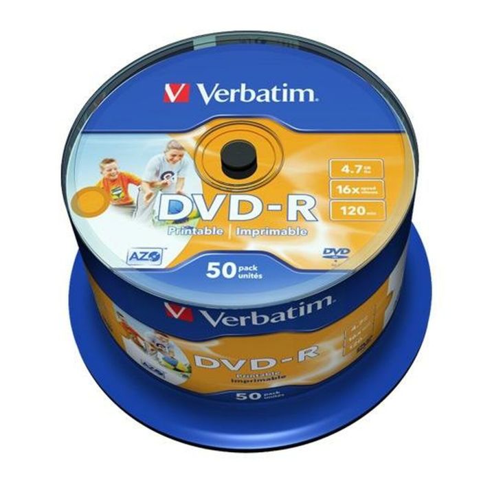 DVD-R Verbatim 4,7 GB 16x (4 Unidades) 1