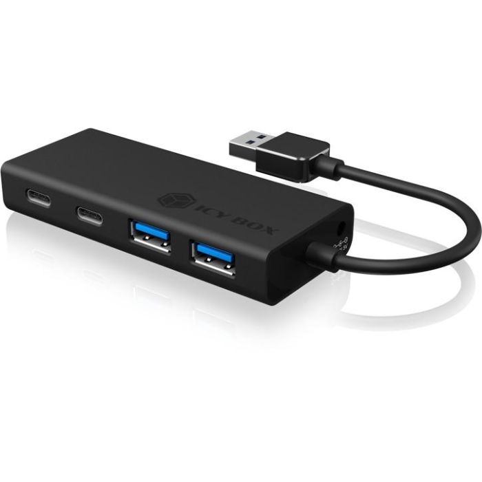 ICY BOX IB-HUB1426-U3 USB 3.0 HUB 4-Port 2xUSB-C| 2xUSB 3.0 2