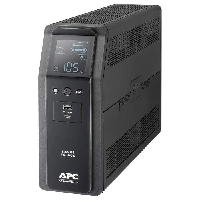 APC Back-UPS BR1200SI 1200VA 720W UPS Línea Interactiva Negro 1