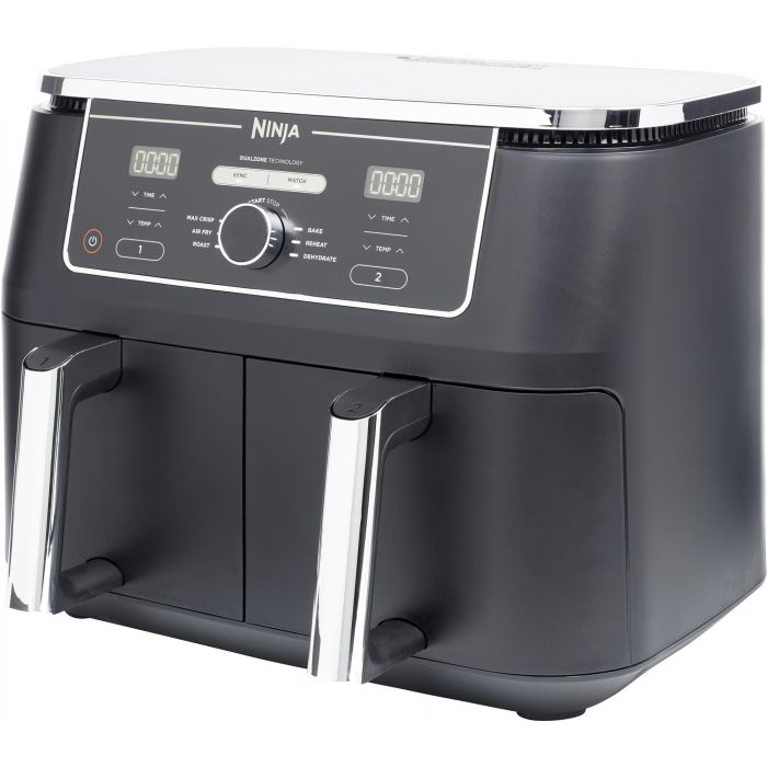 Ninja AF400EU Foodi MAX Dual Zone Freidora de Aire Caliente 9.5L Negra con Funciones de Hornear, Asar y Deshidratar 1 Ninja AF400EU Foodi MAX Dual Zone Freidora de Aire Caliente 9.5L Negra con Funciones de Hornear, Asar y Deshidratar 1