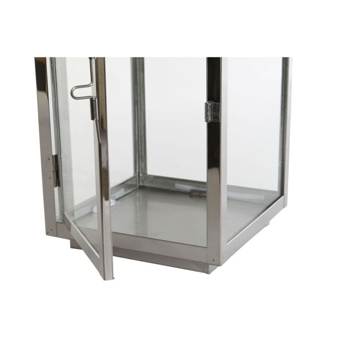 Portavela Navidad Alpina DKD Home Decor Dorado Plateado 14 x 35 x 14 cm (2 Unidades) 4