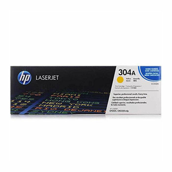 Toner Hp Laserjet Color Cp2025-Cm2320 Amarillo 2.800 Pag 1