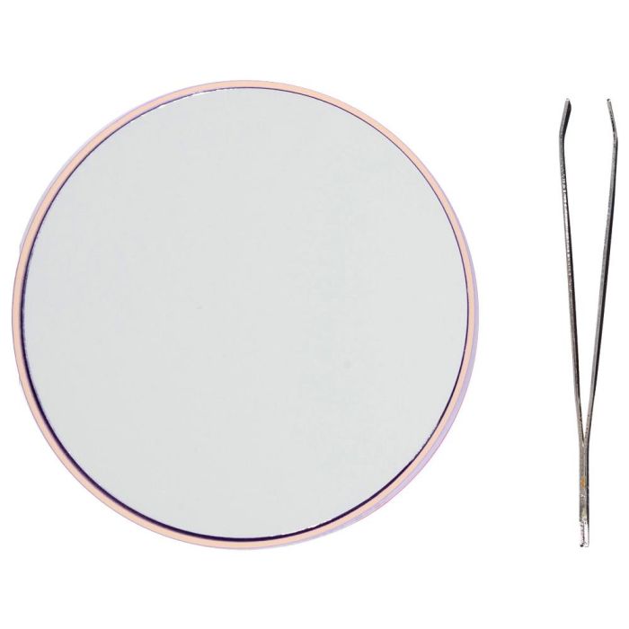 Cosmetic Club Espejo X15 Con Pinzas Depilación 15 Aumentos 1