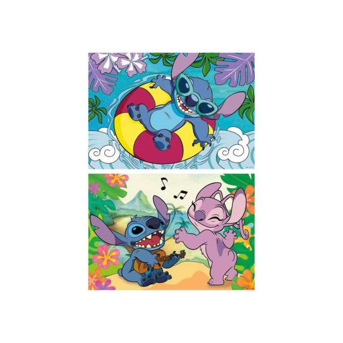 Educa Puzzle 2x100 piezas Stitch - Edad 6-8 años 1