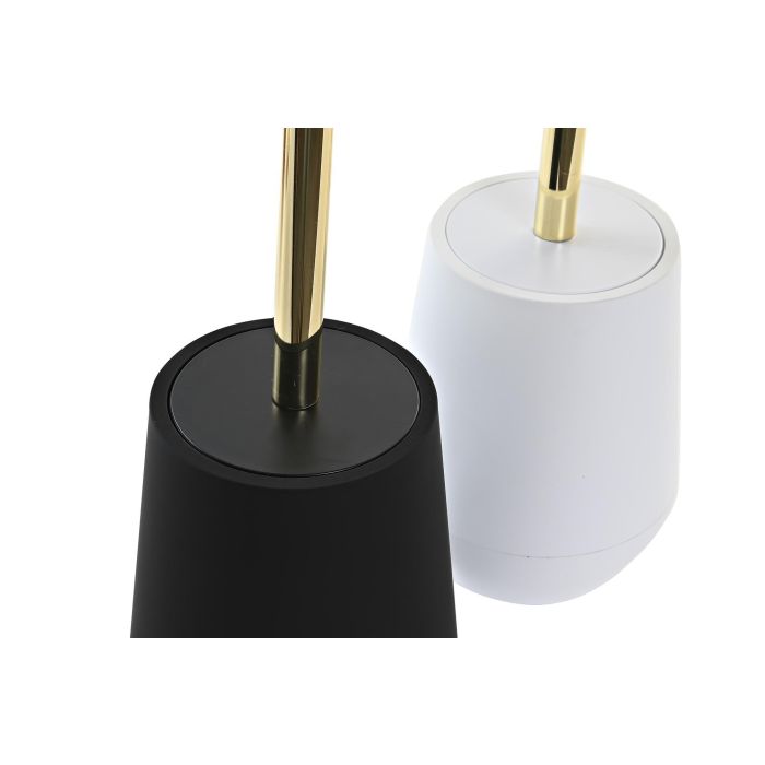 Escobillero Glam DKD Home Decor Blanco Negro 12 x 34.5 x 12 cm (2 Unidades) 1 Escobillero Glam DKD Home Decor Blanco Negro 12 x 34.5 x 12 cm (2 Unidades) 1