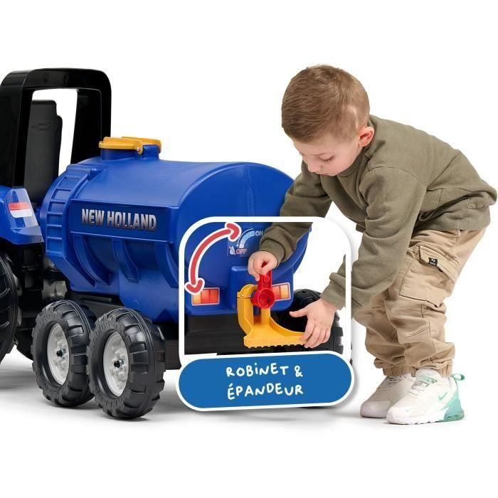 Remolque cisterna New Holland FALK - Capacidad 30L - Azul - Compatible con tractores FALK (3-7 años) - 100% fabricado en Francia 2