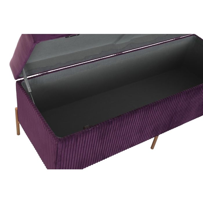 Descalzadora Glam DKD Home Decor Purpura Dorado 43 x 46 x 115 cm 3