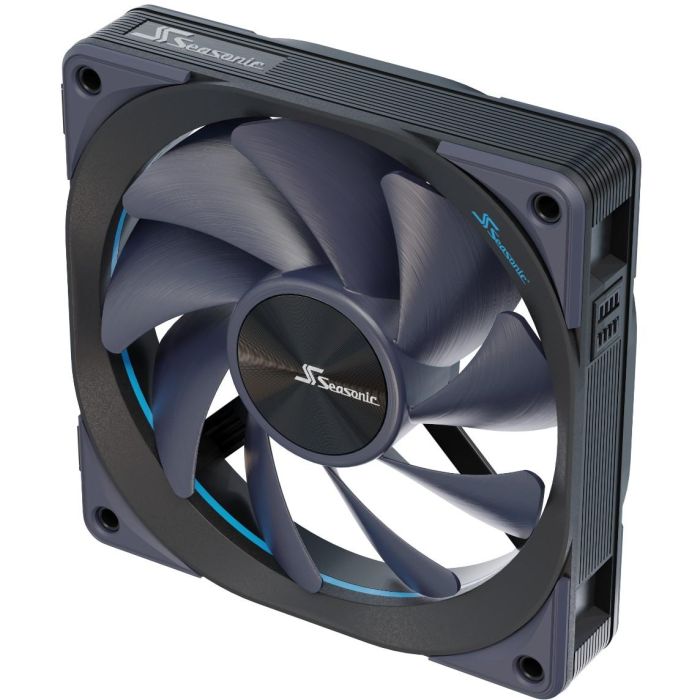 Seasonic MagFlow 1225PWM Ventilador 120mm 600-2000 RPM Kit de 1 Ventilador para Carcasa de PC Negro 3