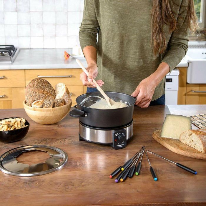 Fondue Taurus FF2 Negro Plateado 1000 W 3 Fondue Taurus FF2 Negro Plateado 1000 W 3