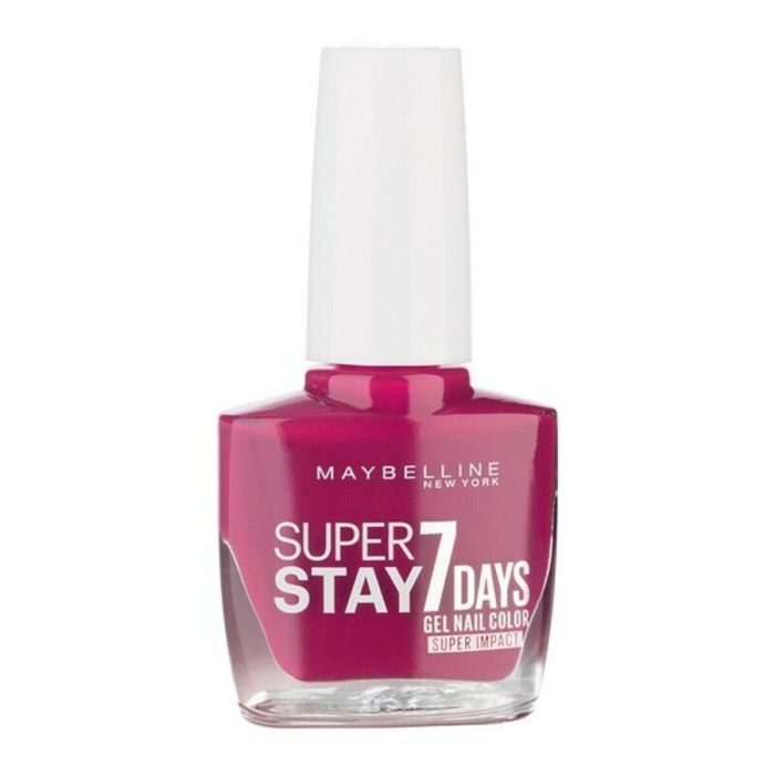 Maybelline #886-fuchsia SUPERSTAY 7 DAYS Esmalte de Uñas Color Gel Fuchsia, Larga Duración 7 Días, Efecto Brillante, Fortalece Uñas 6,90 ml