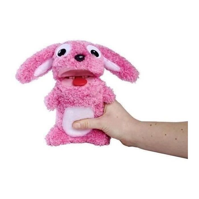 Smoby - Screamerz - Divertido peluche interactivo - Conejo - 27 cm - Ruidos al agitarlo o pulsar el botón 1